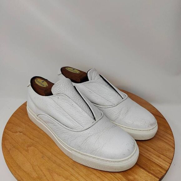 M. Gemi Stile Pull On Sneakers- Mens- Size 40- White- Slip On- Casual Shoes - Picture 10 of 12
